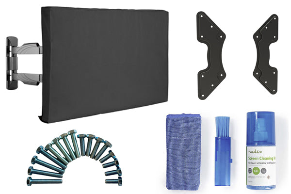 TV beschermhoes | Schoonmaak set | VESA verloop adapter
