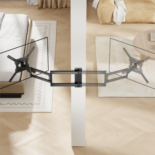 Wolff Mount Extra lange Full-Motion TV Muurbeugel tot 65 inch | tot 95cm uit de muur! |Universeel |VESA 400x400