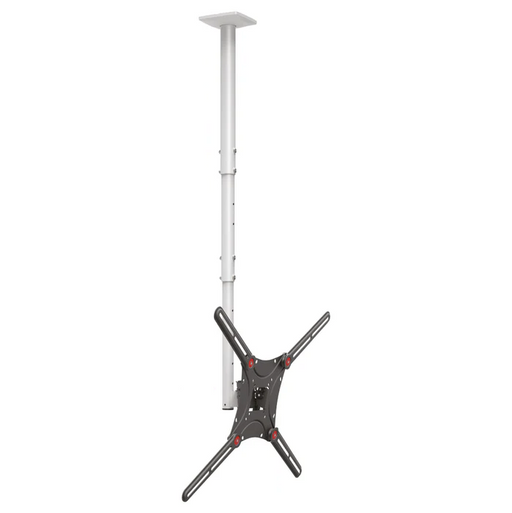 Barkan 97 Cm Lange Witte Tv Plafondbeugel, 13 65 Inch Kantelbaar Volledige Beweging Plat Gebogen Televisie Houder Houdt Tot 40 Kg Telescopisch In Hoogte Verstelbaar Voor Led Oled Lcd Max 752752815 Barkan 97 Cm Lange Witte Tv Plafondbeugel, 13 65 Inch Kantelbaar Volledige Beweging Plat Gebogen Televisie Houder Houdt Tot 40 Kg Telescopisch In Hoogte Verstelbaar Voor Led Oled Lcd Max 752752815
