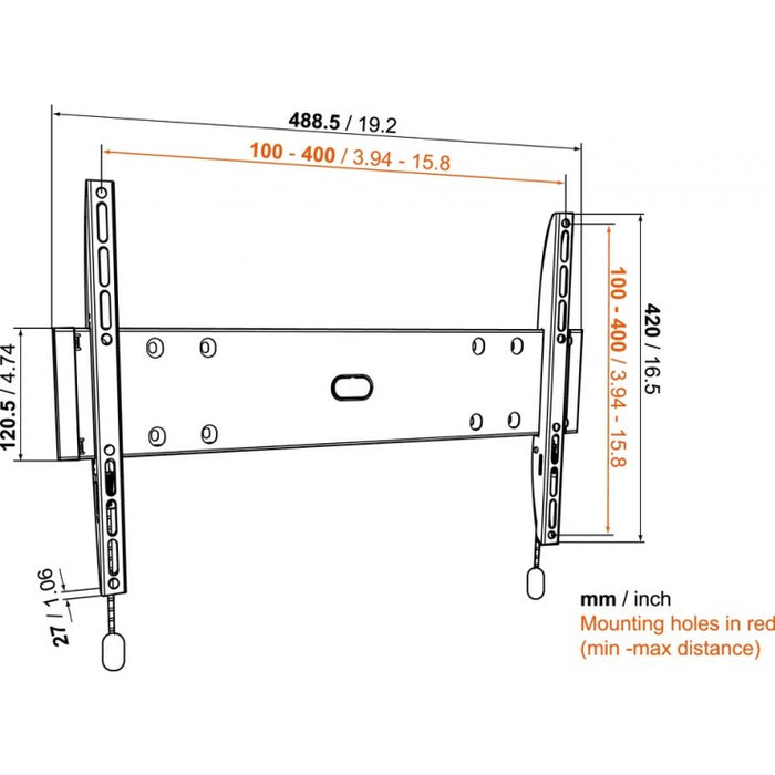 My Wall liftbeugel voor schermen tot 55 inch | gemotoriseerd | app My Wall liftbeugel voor schermen tot 55 inch | gemotoriseerd | app