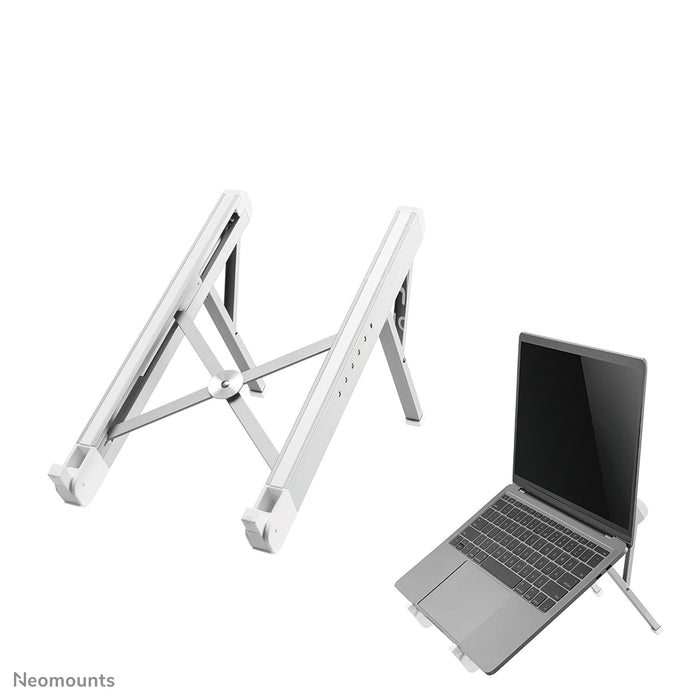 Neomounts NSLS010 Laptopstandaard 11-17" - opvouwbaar - compact - universeel – detailaanzicht 2