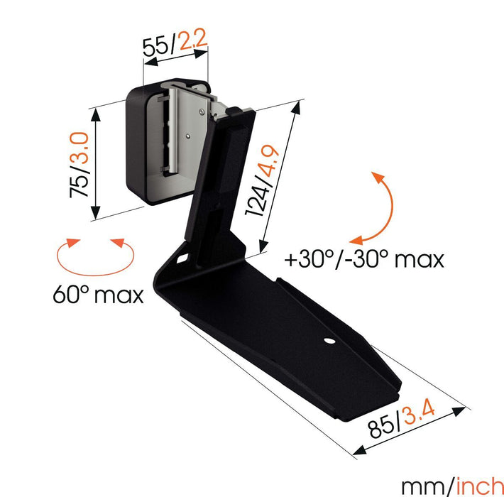 Sonos-Era-300-Vogels_s-Beugel-Zwart-Afmetingen
