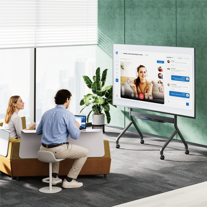 Wolff Mount TVB-136 | Elektrisch in hoogte verstelbaar presentatie meubel  Geschikt voor 50–90 inch | VESA 900x600 | Max. 90 kg