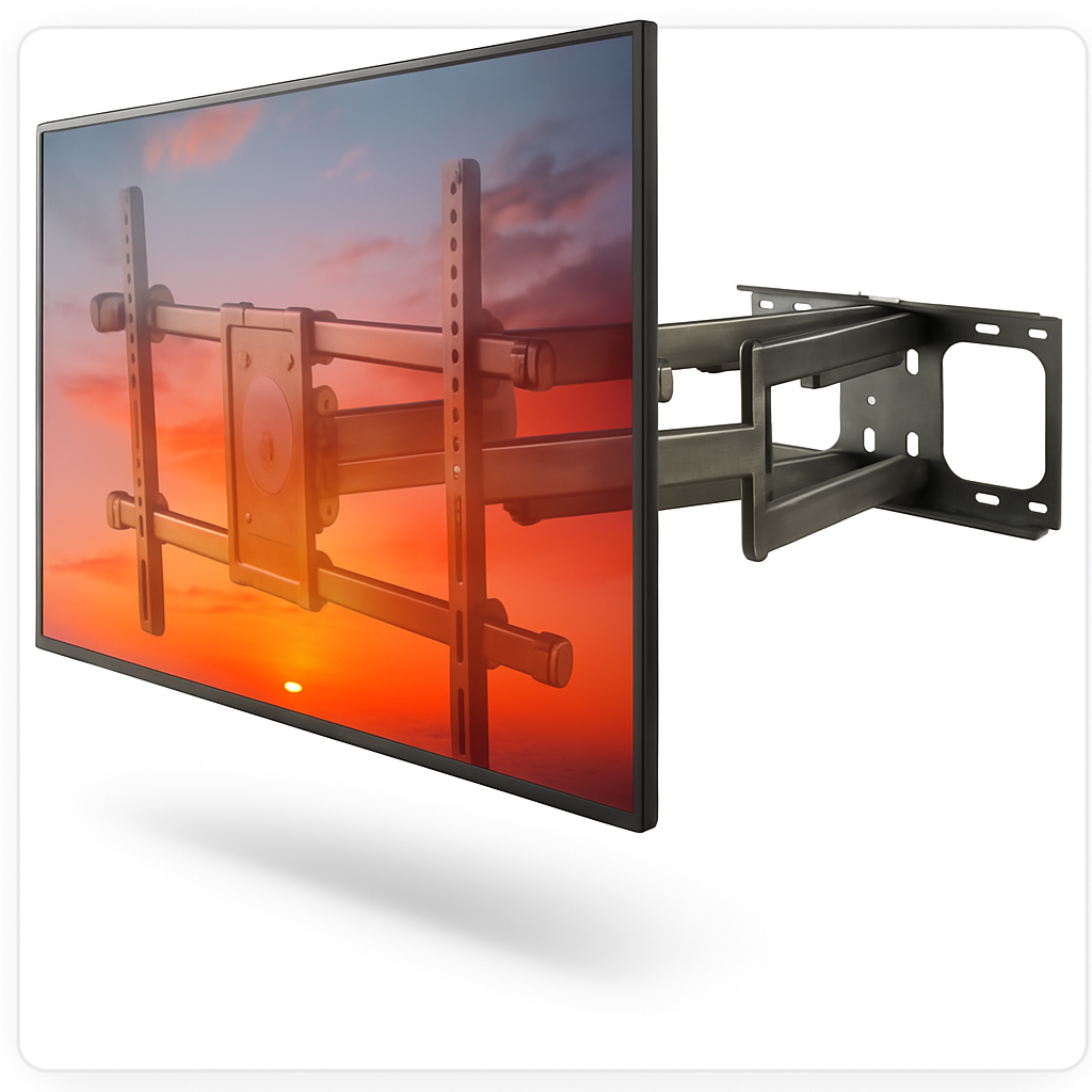 Nedis TVWM6551BK Full-Motion TV-muurbeugel | 37 - 80 | Max. 70 kg | 6 Nedis TVWM6551BK Full-Motion TV-muurbeugel | 37 - 80 | Max. 70 kg | 6