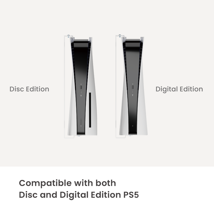 Wolff Mount PS5 Houder – Muurbeugel voor PlayStation 5 en Controllers – Wit