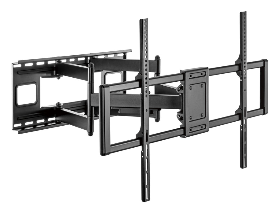 Wolff Mount Heavy Duty muurbeugel voor Samsung 60–120 inch – schuin vooraanzicht van links
