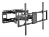 Wolff Mount Heavy Duty muurbeugel voor Samsung 60–120 inch – schuin vooraanzicht van links