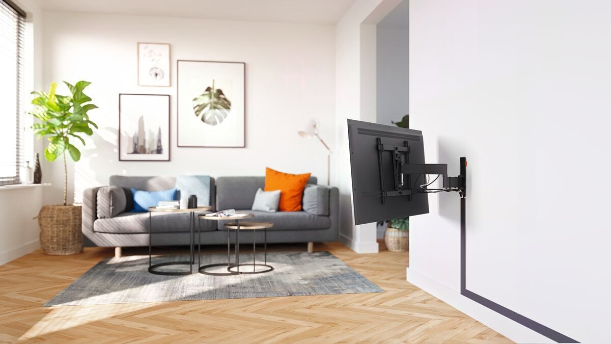 Vogel's cable 4 kabelgoot zwart 80 cm