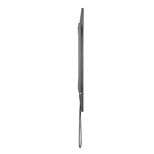 Wolff Mount Heavy Duty platte muurbeugel voor Samsung 75–100 inch – zijaanzicht van het platte profiel